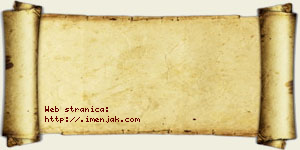 Jovana Aleksić vizit kartica